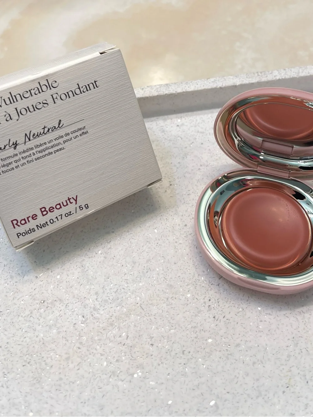 Rare Beauty ~ ‘NEARLY NEUTRAL’ ~ Stay Vulnerable Melting Blush ~ Full Size 5 g